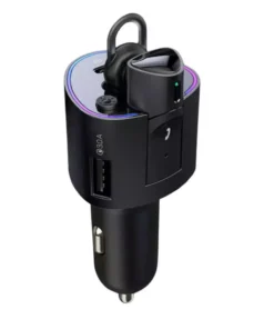 2-in-1 Bluetooth Earphone & Fast Car Charger