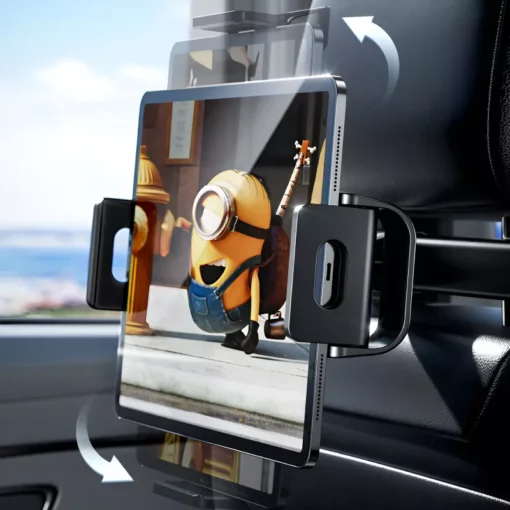 360° Rotation Car Phone and Tablet Holder - Image 5
