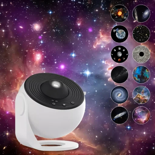 LED Galaxy Projector Starry Sky Night Light 360° - Image 2