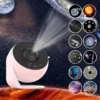 LED Galaxy Projector Starry Sky Night Light 360°