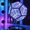 Colorful LED 3D Dodecahedron Night Light
