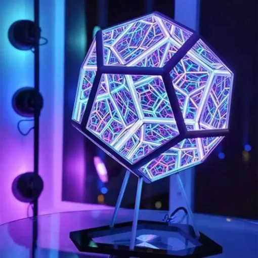 Colorful LED 3D Dodecahedron Night Light