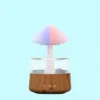 Mushroom Rain Cloud Humidifier with Aroma Diffuser and Colorful Night Lights