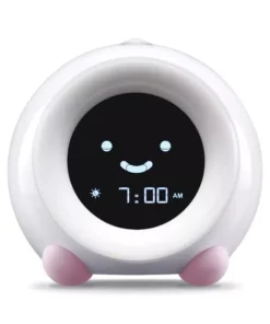 Kid's Sleep Trainer and Night Light Alarm Clock with Sleep Sounds