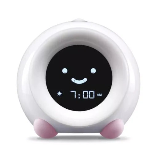 Kid's Sleep Trainer and Night Light Alarm Clock with Sleep Sounds