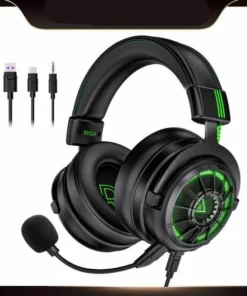 Wired Gaming Headset with 7.1 Surround Sound, Noise-Cancelling Mic, and Multi-Device Compatibility