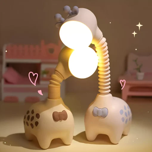 Giraffe-Shaped LED Night Light with Scalable Desk Lamp for Kids & Decor - Image 8