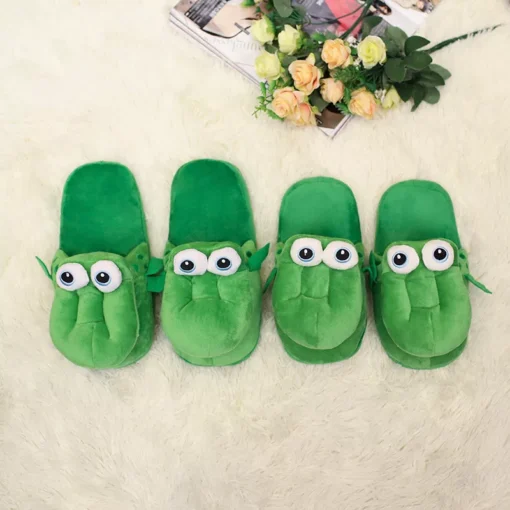 Funny Crocodile Cotton Slippers - Image 7