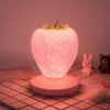Strawberry LED Night Light with USB Rechargeable Battery & Remote Control