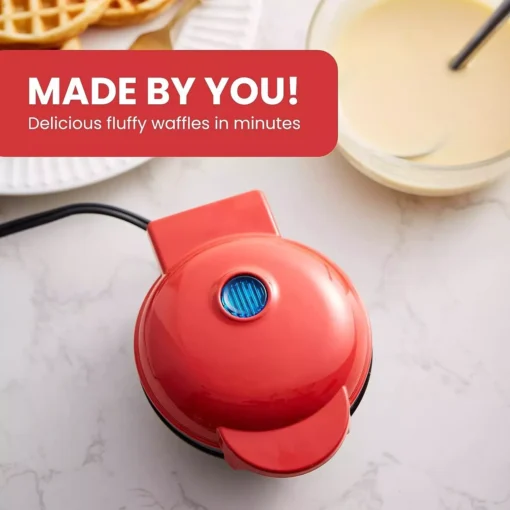 Mini Electric Waffle Maker – Double-Sided & Non-Stick - Image 3