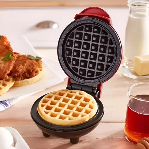 Mini Electric Waffle Maker – Double-Sided & Non-Stick