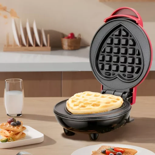 Mini Electric Waffle Maker – Double-Sided & Non-Stick - Image 2