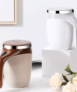 Self-Stirring Magnetic Coffee Mug