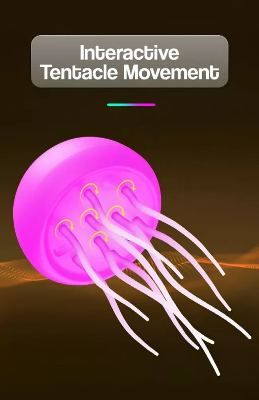 Creative Jellyfish Night Light with Voice Control & Flexible Tentacles - Image 5