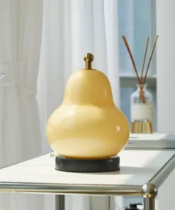 Rechargeable Pear LED Touch Dimming Table Lamp