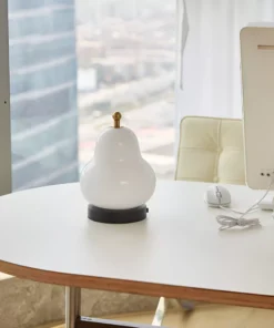 Rechargeable Pear LED Touch Dimming Table Lamp