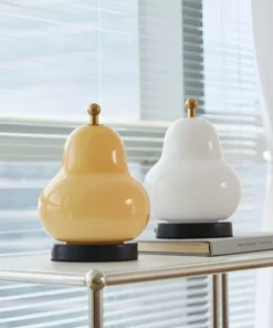 Rechargeable Pear LED Touch Dimming Table Lamp