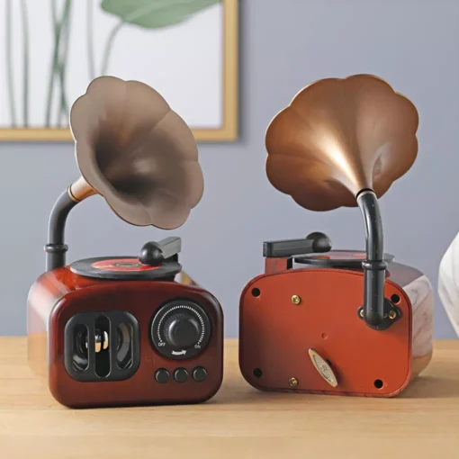 Retro Phonograph Music Box - Image 4