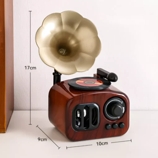 Retro Phonograph Music Box - Image 6