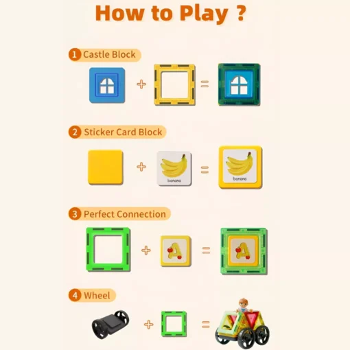 Magnetic Building Blocks Set - Image 3