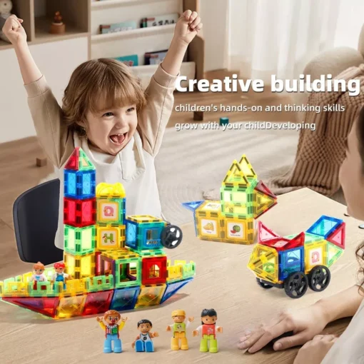 Magnetic Building Blocks Set - Image 5