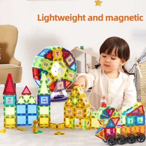 Magnetic Building Blocks Set - Image 6