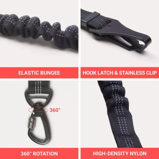 Adjustable Dog Car Seat Belt – Extra Safe & Anti-Shock - Image 6