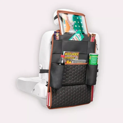 Back of Seat Car Organizer | 7 Pockets + Tablet Pocket - Image 11