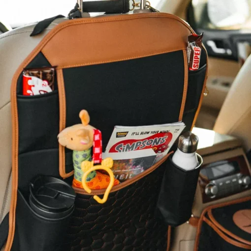 Back of Seat Car Organizer | 7 Pockets + Tablet Pocket - Image 8