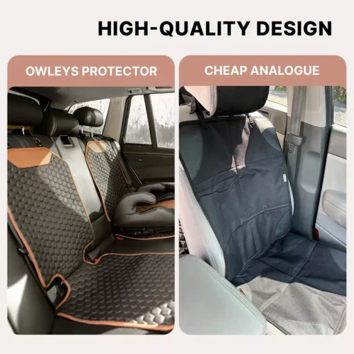 ‘Hexy’ Car Seat Protector Mat – Premium Eco Leather - Image 7