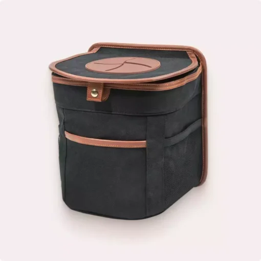 Spill-Proof Car Trash Can – Car Trash Bag – 2.5 Gal – Headrest/Central Console Attachment - Image 6