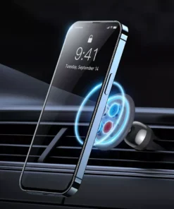 Magnetic 360-Degree Car Phone Holder for Air Vent & Dashboard