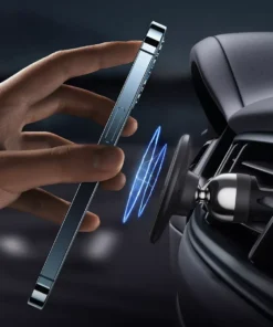 Magnetic 360-Degree Car Phone Holder for Air Vent & Dashboard