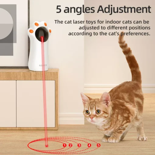 Interactive Automatic LED Cat Laser Toy – USB Rechargeable - Image 3