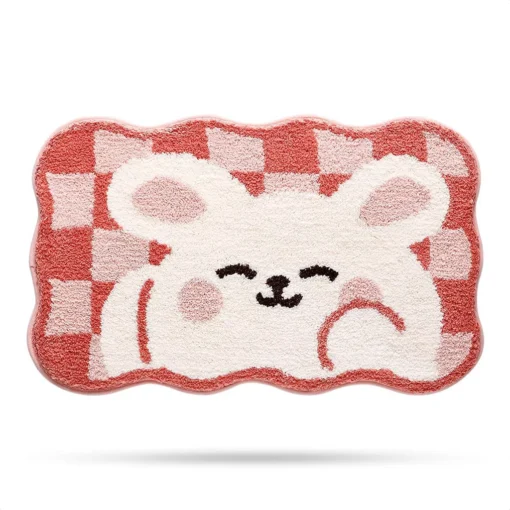 Soft Plush Cartoon Microfiber Bath Mat – Absorbent, Non-Slip, Quick-Dry Bathroom Rug - Image 8