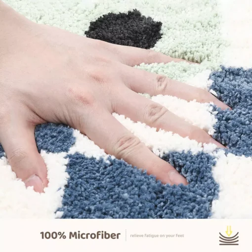 Soft Plush Cartoon Microfiber Bath Mat – Absorbent, Non-Slip, Quick-Dry Bathroom Rug - Image 5