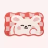 Soft Plush Cartoon Microfiber Bath Mat – Absorbent, Non-Slip, Quick-Dry Bathroom Rug