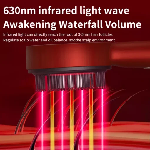 Electric Massage Comb with Red Light Therapy - Image 4
