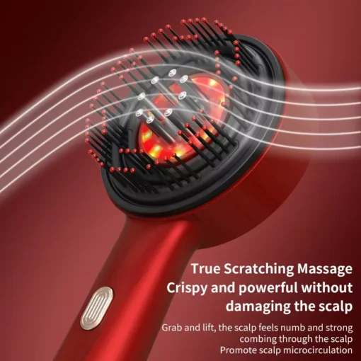 Electric Massage Comb with Red Light Therapy - Image 2