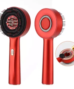 Electric Massage Comb with Red Light Therapy