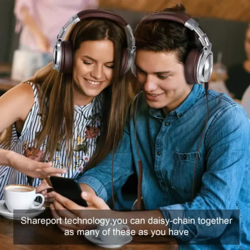 Professional Wired Headphones with Microphone - Image 4