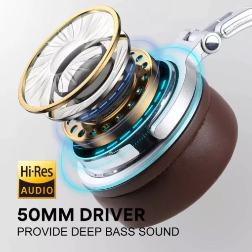 Professional Wired Headphones with Microphone - Image 2