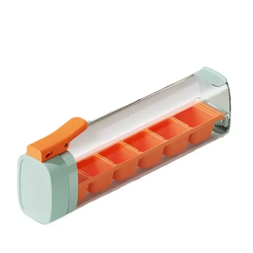 One-Hand Press Ice Cube Maker with Storage Box - Image 6