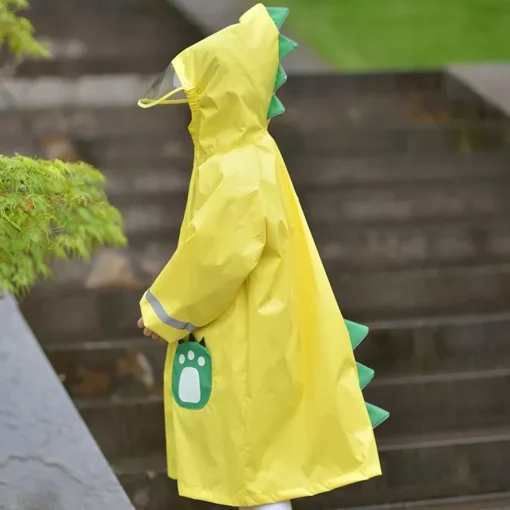 80-145cm Kids Waterproof Raincoat Jumpsuit - Image 8