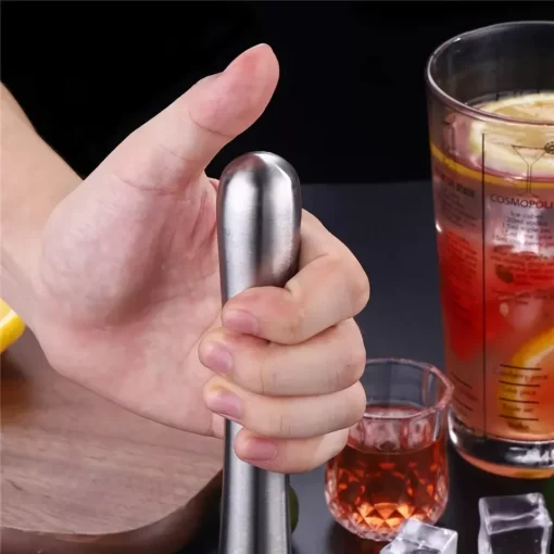 Cocktail Shaker Stick Muddler Drink Pusher - Image 3