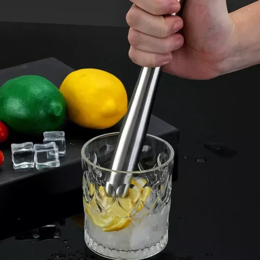 Cocktail Shaker Stick Muddler Drink Pusher - Image 2
