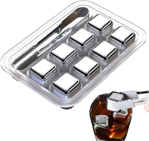 Reusable Stainless Steel Ice Cubes - Image 2