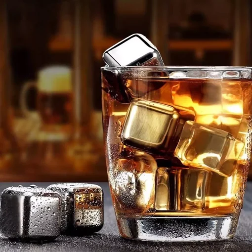 Reusable Stainless Steel Ice Cubes - Image 5
