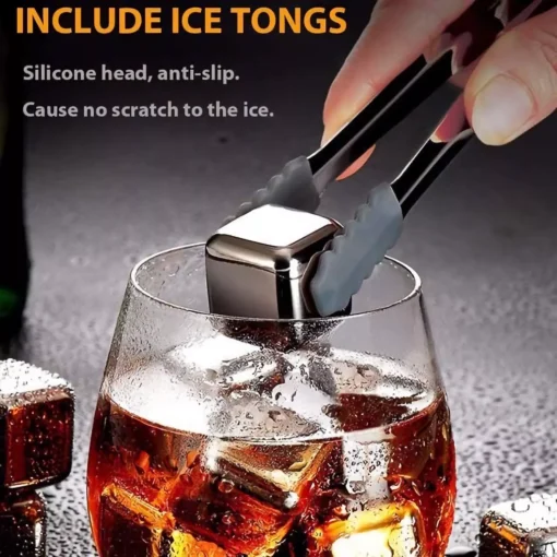 Reusable Stainless Steel Ice Cubes - Image 4