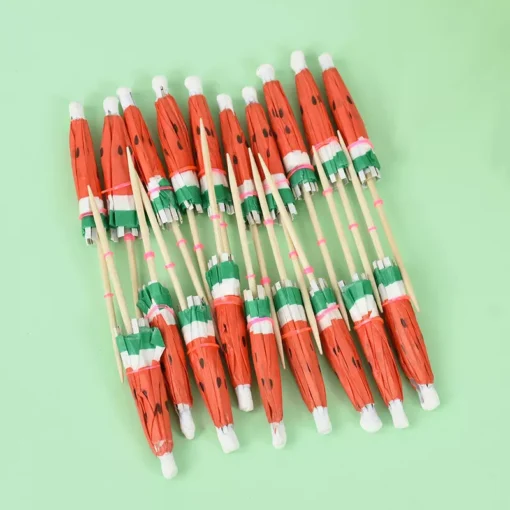Paper Umbrella Cake Toppers - Image 6